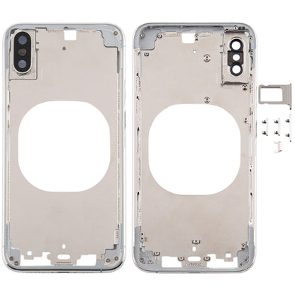 Transparent Back Cover with Camera Lens & SIM Card Tray & Side Keys for iPhone XS, For iPhone XS(Transparent), For iPhone XS  (Camera Len)