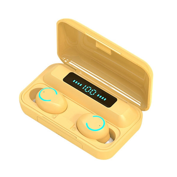 F9-9 TWS CVC8.0 Noise Cancelling Bluetooth Earphone with Charging Box, Support Touch Lighting Effect & Three-screen LED Power Display & Power Bank & Mobile Phone Holder & HD Call & Voice Assistant, F9-9 Black, F9-9 Dark Blue, F9-9 Pink, F9-9 Blue������...