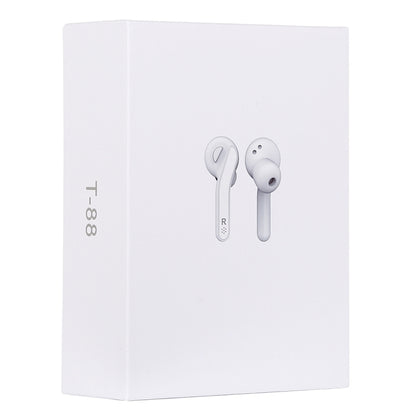 T-88 TWS Bluetooth V5.0 Wireless Stereo Earphones with Magnetic Charging Box