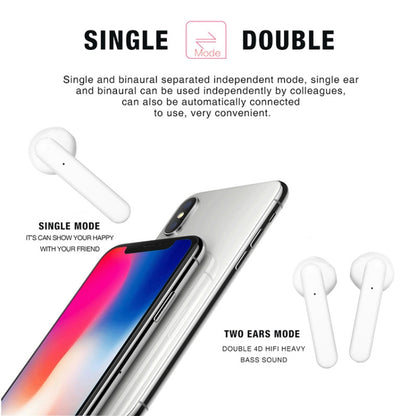 X26 TWS  Bluetooth 5.0 Wireless Touch Bluetooth Earphone with Magnetic Attraction Charging Box, Support Voice Assistant & Call, White, Pink, Blue