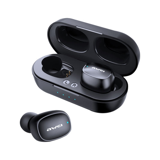 Casque de sport sans fil Bluetooth V5.0 Ture Awei T13 TWS avec étui de chargement
