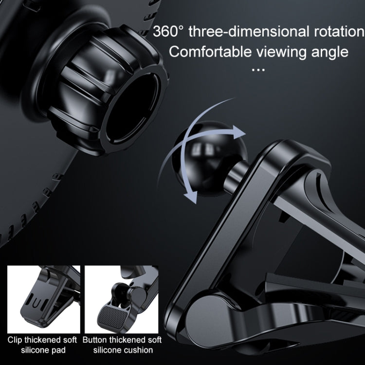 JJT-968 15W Max Output Magnetic Car Air Outlet Bracket Wireless Charger