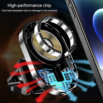 JJT-968 15W Max Output Magnetic Car Air Outlet Bracket Wireless Charger