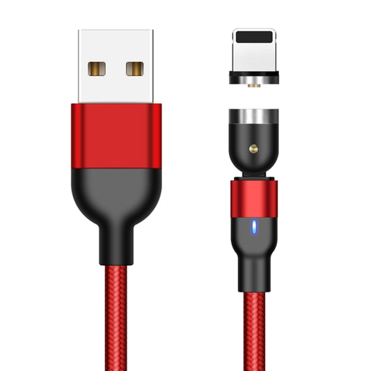 2m 2A Output USB to 8 Pin Nylon Braided Rotate Magnetic Charging Cable, 2m 8 Pin