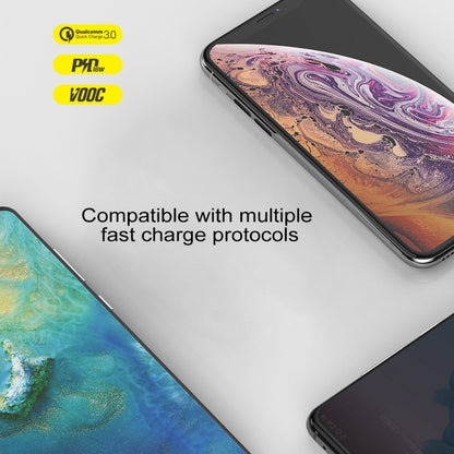 awei C-980 18W PD USB-C / Type-C + QC 3.0 USB Interface Fast Charging Travel Charger, EU Plug