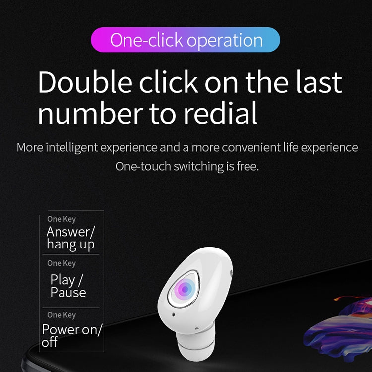 YX01 Sweatproof Bluetooth 4.1 Wireless Bluetooth Earphone, Support Memory Connection & HD Call, Flesh Color, Rose Gold, Silver, White, Black