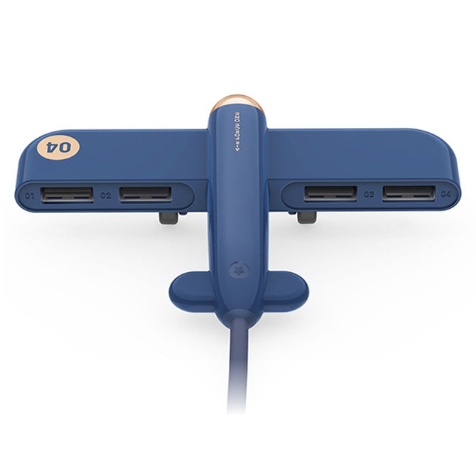 3life-308 5V 0.5A 4 USB Interfaces Air Force One Extender HUB Data Hub, 3life-308 White, 3life-308 Blue
