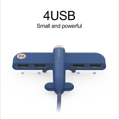 3life-308 5V 0.5A 4 USB Interfaces Air Force One Extender HUB Data Hub