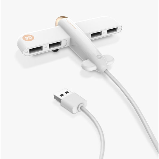 3life-308 5V 0.5A 4 USB Interfaces Air Force One Extender HUB Data Hub, 3life-308 White, 3life-308 Blue