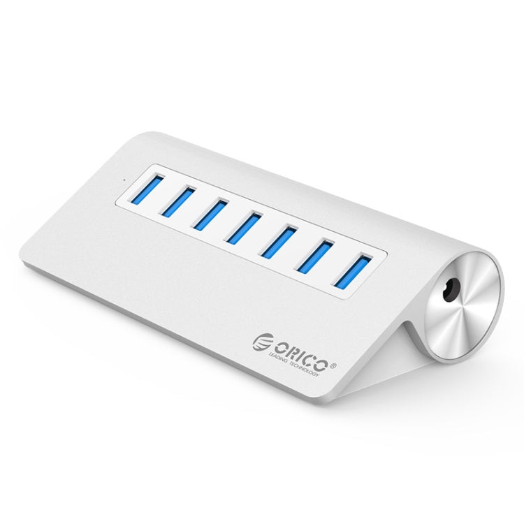 ORICO M3H7-V1 Aluminum Alloy 7 USB 3.0 Ports HUB with 30W Power Adapter, M3H7-V1