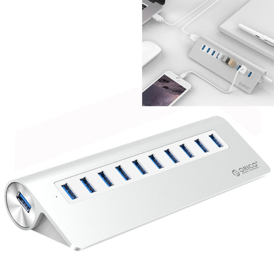 ORICO M3H10-U3-V2 Aluminum Alloy 10 USB 3.0 Ports HUB, M3H10-U3-V2