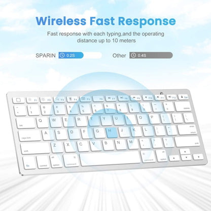 WB-8022 Ultra-thin Wireless Bluetooth Keyboard, Arabic Keys, Arabic Keys