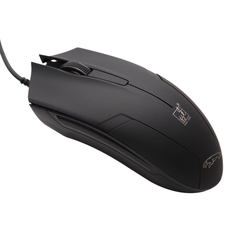 Chasing Leopard 119 USB Universal Wired Optical Gaming Mouse, Length: 1.45m, 119 White, 119 Black, 119 Jet Black