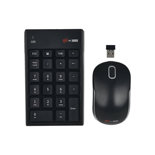 MC Saite MC-61CB 2.4GHz Wireless Mouse + 22 Keys Numeric Pan Keyboard with USB Receiver Set for Computer PC Laptop