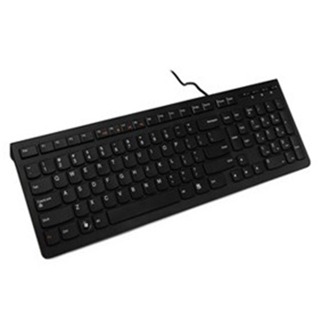 Lenovo K5819 Office Simple Ultra-thin Wired Keyboard, K5819 (Black), K5819 (White)