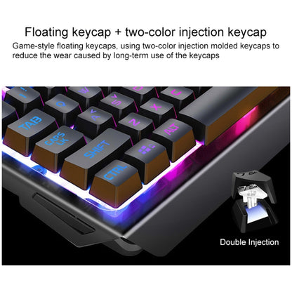 YINDIAO V2 Silent Mechanical Feel Gaming Keyboard Mouse Set