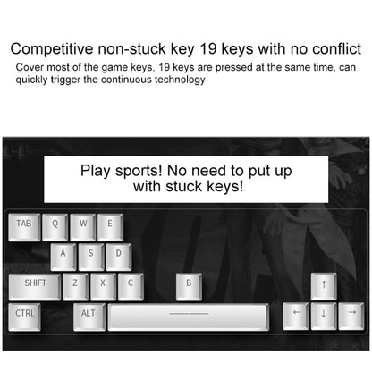 YINDIAO V2 Silent Mechanical Feel Gaming Keyboard Mouse Set