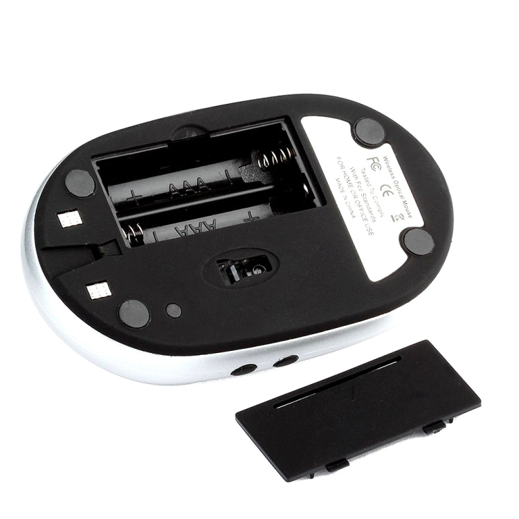 MZ-012 2.4G 1200 DPI Wireless Rechargeable Optical Mouse with 3 Ports USB HUB / Charging Dock