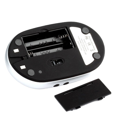 MZ-012 2.4G 1200 DPI Wireless Rechargeable Optical Mouse with 3 Ports USB HUB / Charging Dock