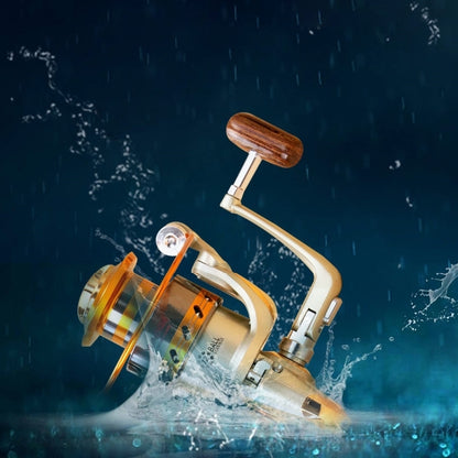 YUMOSHI Moulinet de pêche à lancer avec poignée à bascule et roulements à billes, EF1000, EF2000, EF3000, EF4000, EF5000, EF6000, EF7000, EF8000