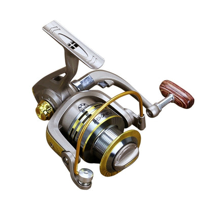Moulinet de pêche YUMOSHI à roulement à billes entièrement métallique, manivelle à bascule, siège de roue, GS1000, GS2000, GS3000, GS4000, GS5000, GS6000, GS7000