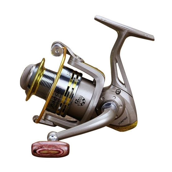 Moulinet de pêche YUMOSHI à roulement à billes entièrement métallique, manivelle à bascule, siège de roue, GS1000, GS2000, GS3000, GS4000, GS5000, GS6000, GS7000