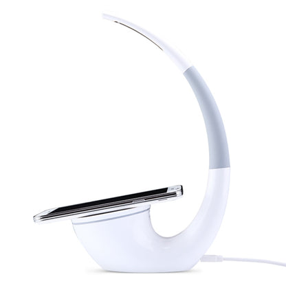 NILLKIN 2 in 1 QI Standard Smart Recognition 1A 5W Wireless Charger + LED Light Lamp with USB Charging Port Indicator, 2 in 1