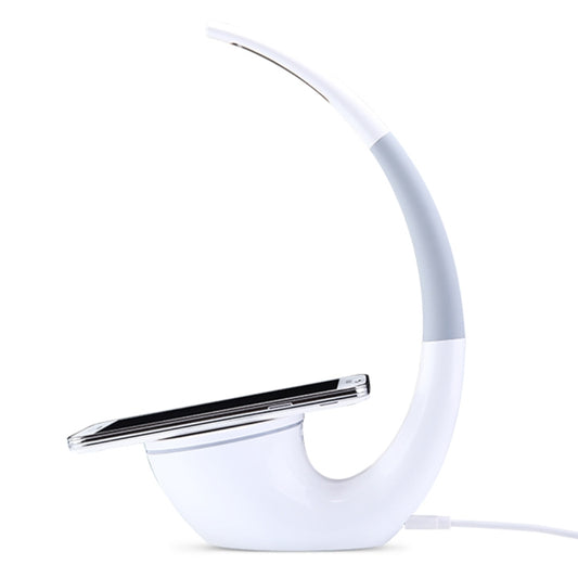 NILLKIN 2 in 1 QI Standard Smart Recognition 1A 5W Wireless Charger + LED Light Lamp with USB Charging Port Indicator, 2 in 1