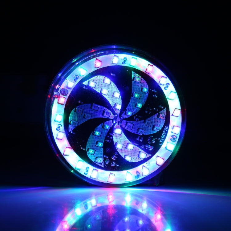 65 LEDs SMD 2835 Motorcycle Modified Windmill Angel Eyes RGB Light Fire Wheel Light Styling Flash Atmosphere Lamp, Diameter: 8.3cm, DC 12V, 65 LEDs Diameter: 9cm
