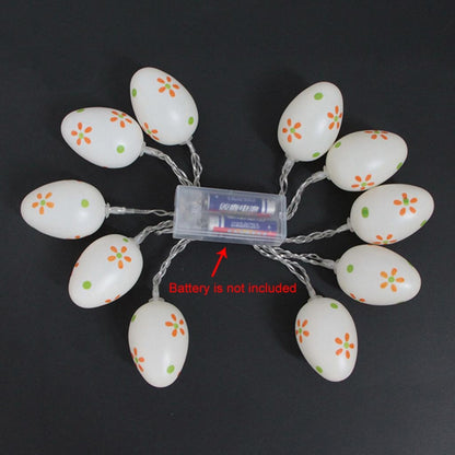 10 Bulbs LED Cute Easter Eggs Decorative Lamp Holiday Decorative Light Bulbs