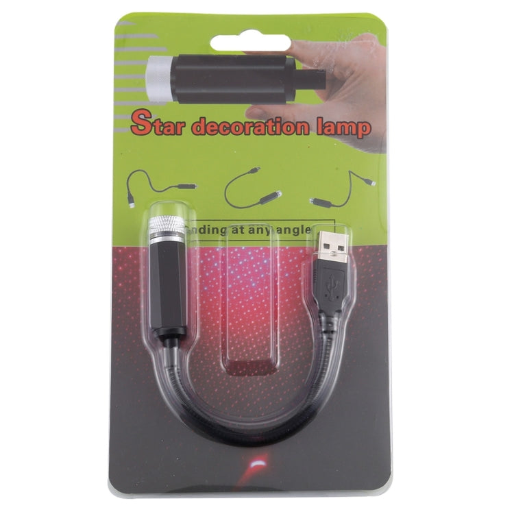 USB Interface Household and Car 360-degree Bending Atmosphere Light, Light Color: Red, Light Color: Red