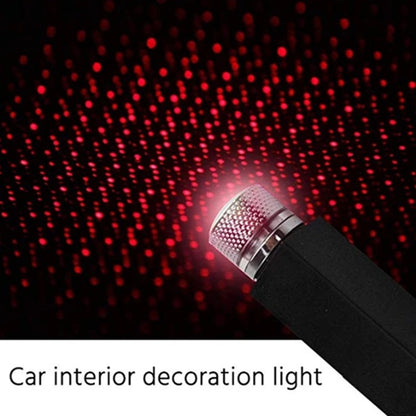 USB Interface Household and Car 360-degree Bending Atmosphere Light, Light Color: Red, Light Color: Red