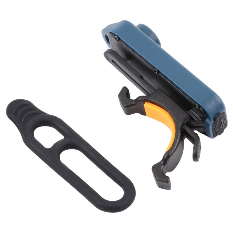 W-014 6 Lamp Beads USB-C / Type-C Rechargeable Red and Blue Warning Bicycle Tail Light, 6 Lamp Beads