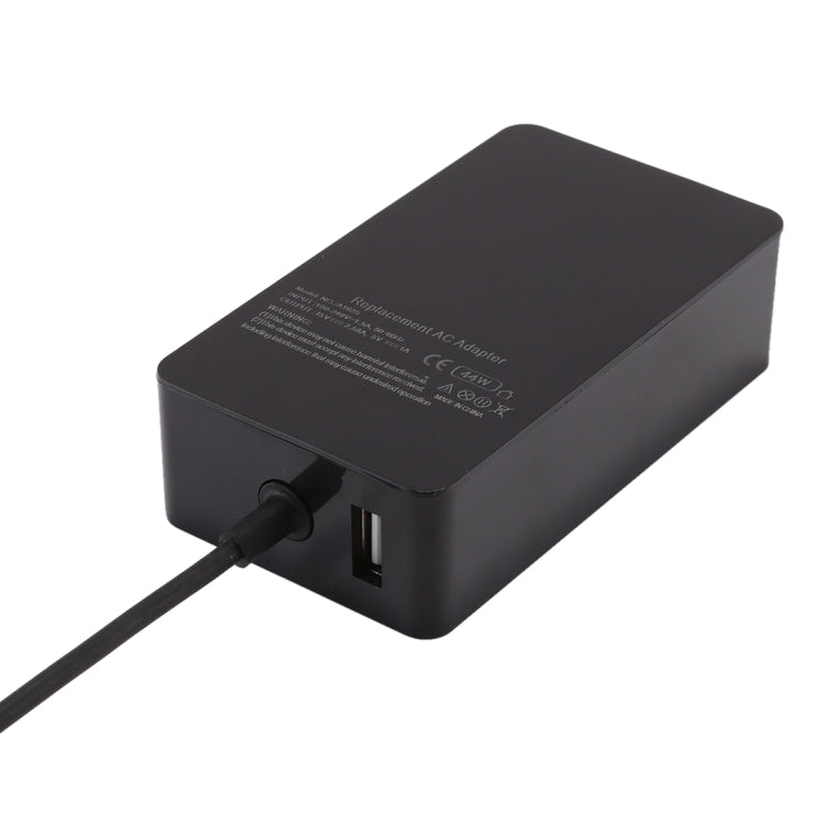 Adaptateur secteur A1625 15 V 2,58 A 44 W pour Microsoft Surface Pro 6 / Pro 5 (2017) / Pro 4, prise UE, MBC0294A, MBC0294D