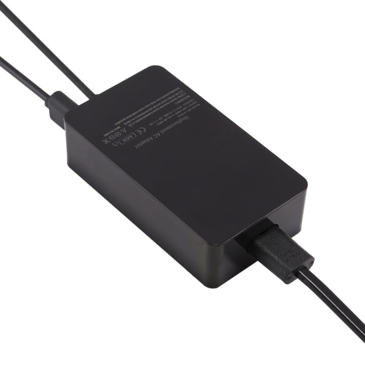 Adaptateur secteur A1625 15 V 2,58 A 44 W pour Microsoft Surface Pro 6 / Pro 5 (2017) / Pro 4, prise UE, MBC0294A, MBC0294D