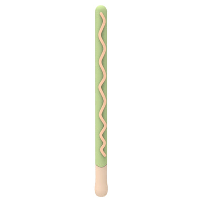 LOVE MEI For Apple Pencil 2 Stripe Design Stylus Pen Silicone Protective Case Cover, For Apple Pencil 2