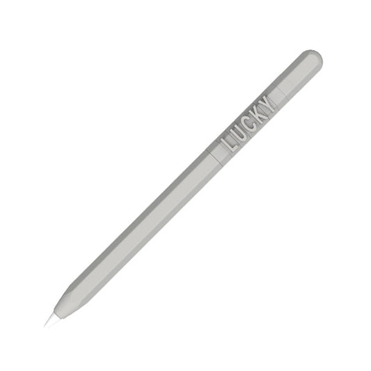 LOVE MEI For Apple Pencil 1 Number Letter Design Stylus Pen Silicone Protective Case Cover, For Apple Pencil 1