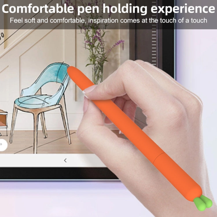 Cute Carrot Liquid Silicone Protective Cover for Samsung Galaxy S Pen