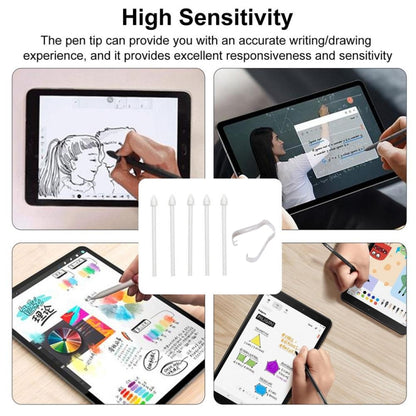 6 in 1 Universal Stylus Pen Replacement Pencil Tips For Samsung Galaxy Tab S8 / S7 / S6 / Galaxy Note20 / Note10 / S23 Ultra / S22 Ultra