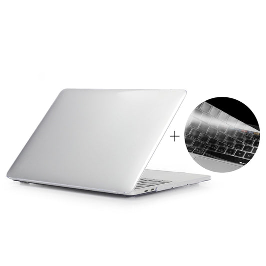 ENKAY Hat-Prince 2 en 1 coque de protection rigide en plastique transparent + coque de protection de clavier en TPU ultra-mince version américaine pour MacBook Pro 13,3 pouces 2016 avec Touch Bar (A1706), 13,3 pouces avec Touch Bar version américaine