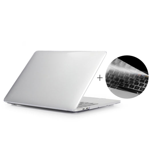 ENKAY Hat-Prince 2 in 1 Crystal Hard Shell Plastic Protective Case + US Version Ultra-thin TPU Keyboard Protector Cover for 2016 New MacBook Pro 15.4 inch with Touchbar (A1707), 15.4 inch with Touch Bar US Version