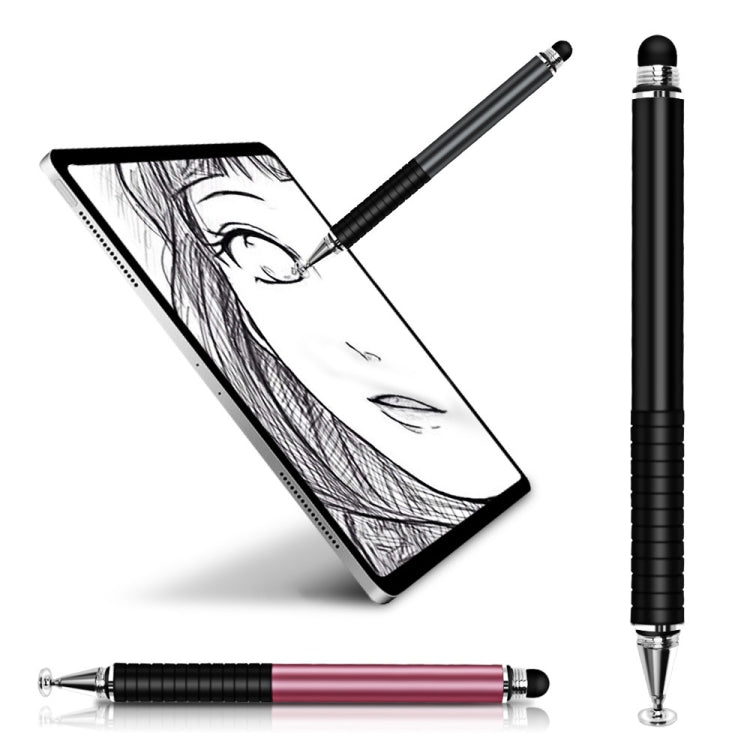 Suction Cup Dual Touch 2-in-1 Metal Capacitive Stylus Pen