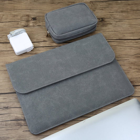 Housse intérieure 2 en 1 en cuir mat horizontal pour ordinateur portable + Power Bag pour MacBook Air 13.3 pouces A1466 (2012-2017) / A1369 (2010-2012), MacBook Air 13.3 pouces A1466 (2012-2017) / A1369 (2010-2012)