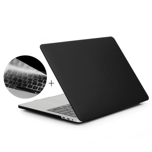 ENKAY Hat-Prince 2 en 1 Coque de protection rigide givrée en plastique + Housse de protection de clavier ultra-mince en TPU version Europe pour MacBook Pro 13,3 pouces 2016 avec Touch Bar (A1706), 13,3 pouces avec Touch Bar version Europe