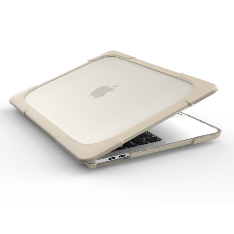 Pour MacBook Pro 13,3 pouces (A1708) et avec Touch Bar (A1706) Housse de protection antichoc pliable en TPU + PC avec support, Pour MacBook Pro 13,3 pouces avec Touch Bar
