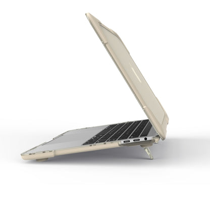 Pour MacBook Pro 13,3 pouces (A1708) et avec Touch Bar (A1706) Housse de protection antichoc pliable en TPU + PC avec support, Pour MacBook Pro 13,3 pouces avec Touch Bar