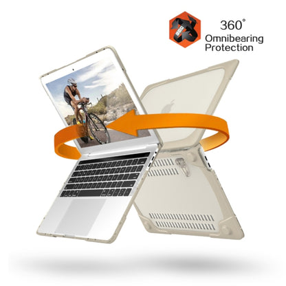 Pour MacBook Pro 13,3 pouces (A1708) et avec Touch Bar (A1706) Housse de protection antichoc pliable en TPU + PC avec support, Pour MacBook Pro 13,3 pouces avec Touch Bar