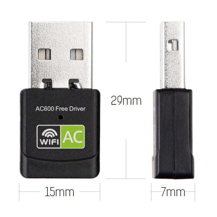 Adaptateur WIFI USB double bande AC 600 Mbps