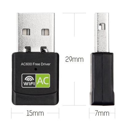 Adaptateur WIFI USB double bande AC 600 Mbps