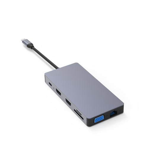 Blueendless 12 In 1 Multi-function Type-C / USB-C HUB Expansion Dock, 12 In 1